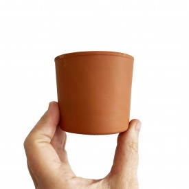 Mini vaso rotondo in terracotta - 5,5 cm